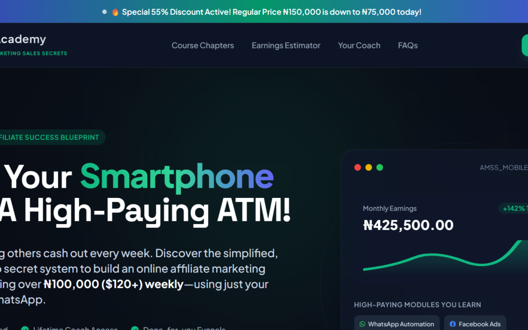 Affiliate Marketing Sales Secret (AMSS)